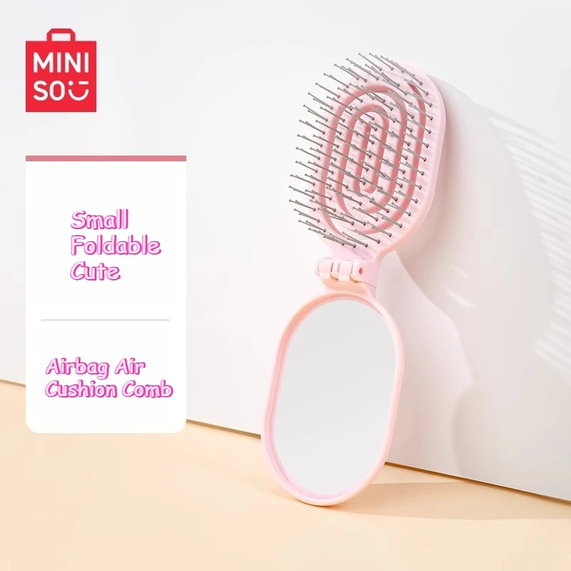 MINISO カートゥーン柄 ハローキティ マイメロディ クロミ コーム シナモロール エアバッグ エアクッションコーム ミニ ポータブル 小型 折りたたみ式 かわいい
