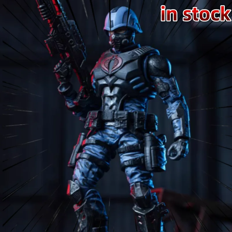 

In Stock 1/18 Hiya Action Figure Exquisite Mini Series G.I.Joe Cobra Trooper Anime Collection Model Toy Customized Gifts