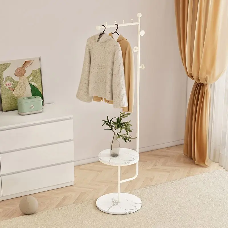 Custom Light Luxury Style Iron Art Coat Rack Floor-standing Bedroom Household Simple Clothes Rack Bedside Sleeping Clothes Multi