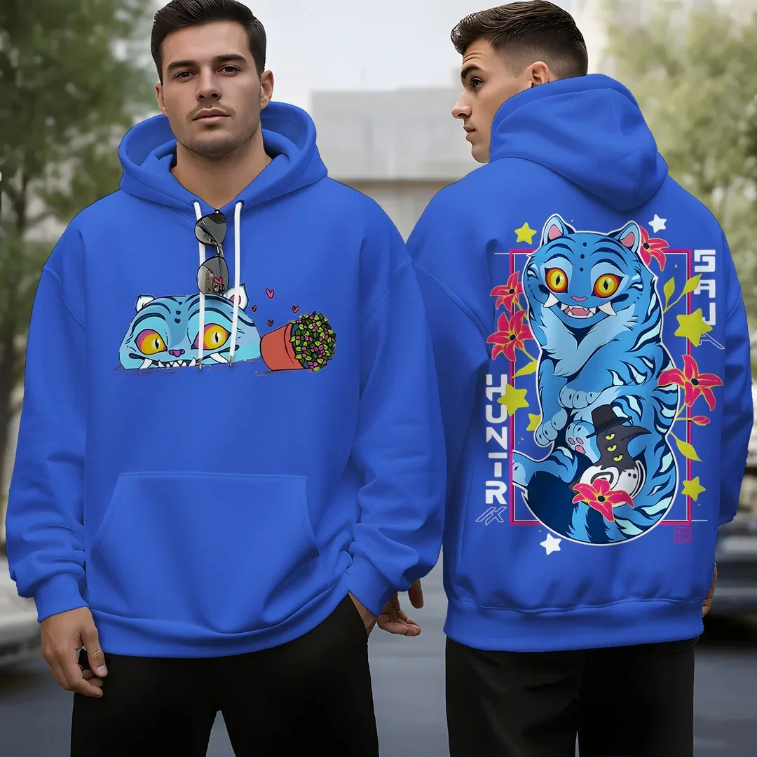 الخريف/الشتاء هوديس الصيد الساحرة فريق غزة الرجال فريق نفس النمط الحلو كول الشارع ثلاثية الأبعاد المتضخم الكبار الرجال والنساء