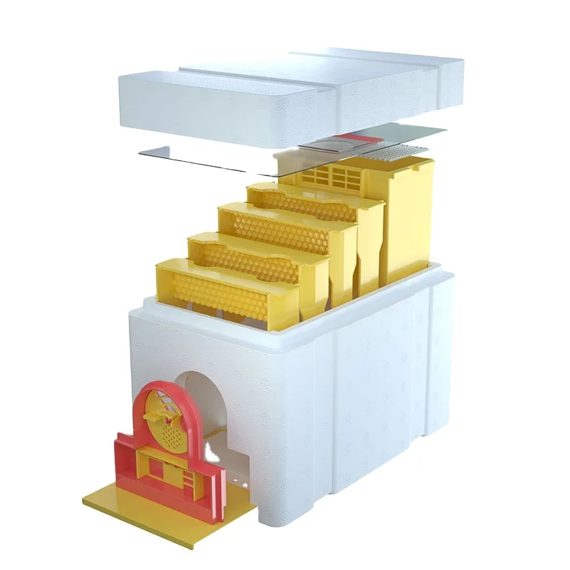

Puzzle Design Foam Hive Bee Queen Bee Mating Box Mini Mating Box