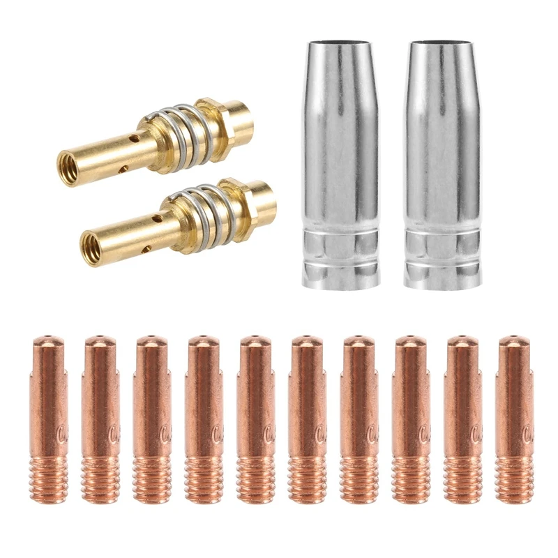 

14Pcs 15AK Welding Torch Consumables MIG Torch Gas Nozzle Tip Holder Of 15AK MIG Welding Torch