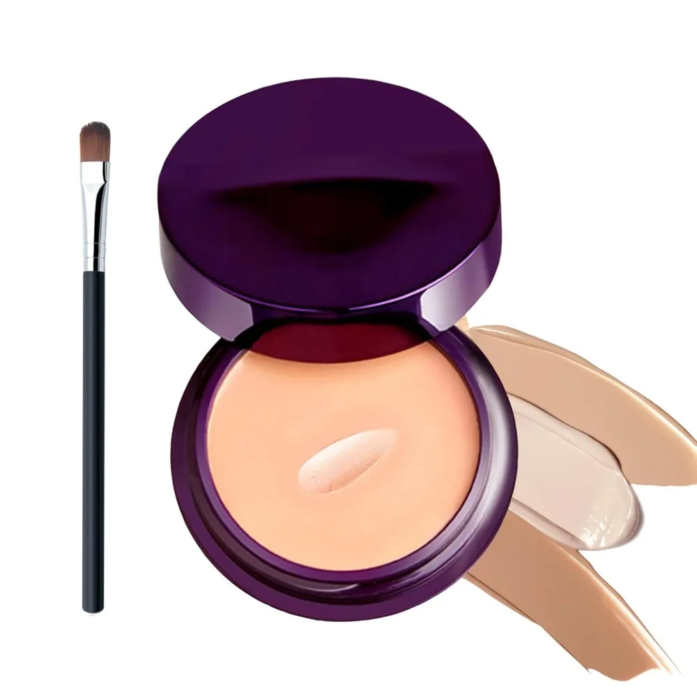 Crème pour le visage mate douce, correcteur hydratant longue durée, fond de teint léger pour peau foncée