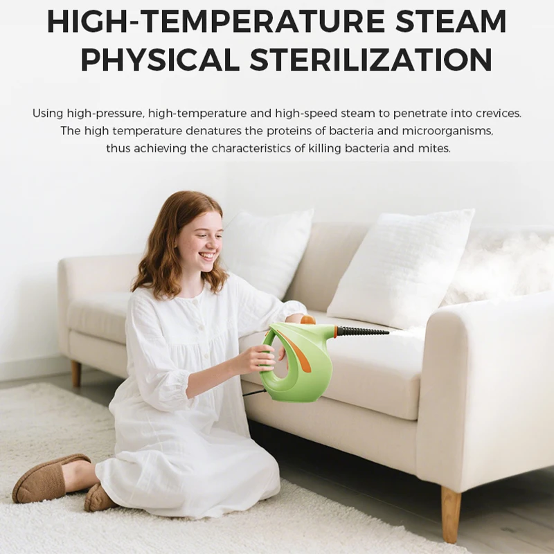 Hot sell Home Appliances Steam Cleaner 1200W High Temperature  Air Conditioning Kitchen Hood Car Steam Cleaners US/EU Plug view 6