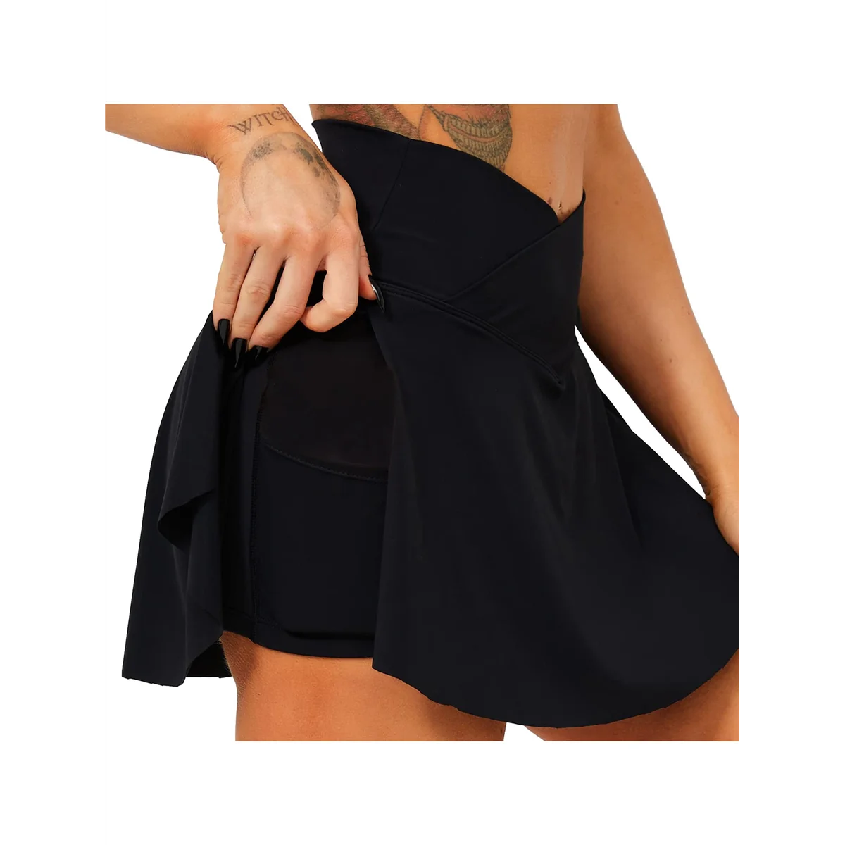 CGS-Women Tennis Skirts With Pockets High Waisted Golf Skirts Athletic Skorts Pleated Mini Skirt Workout