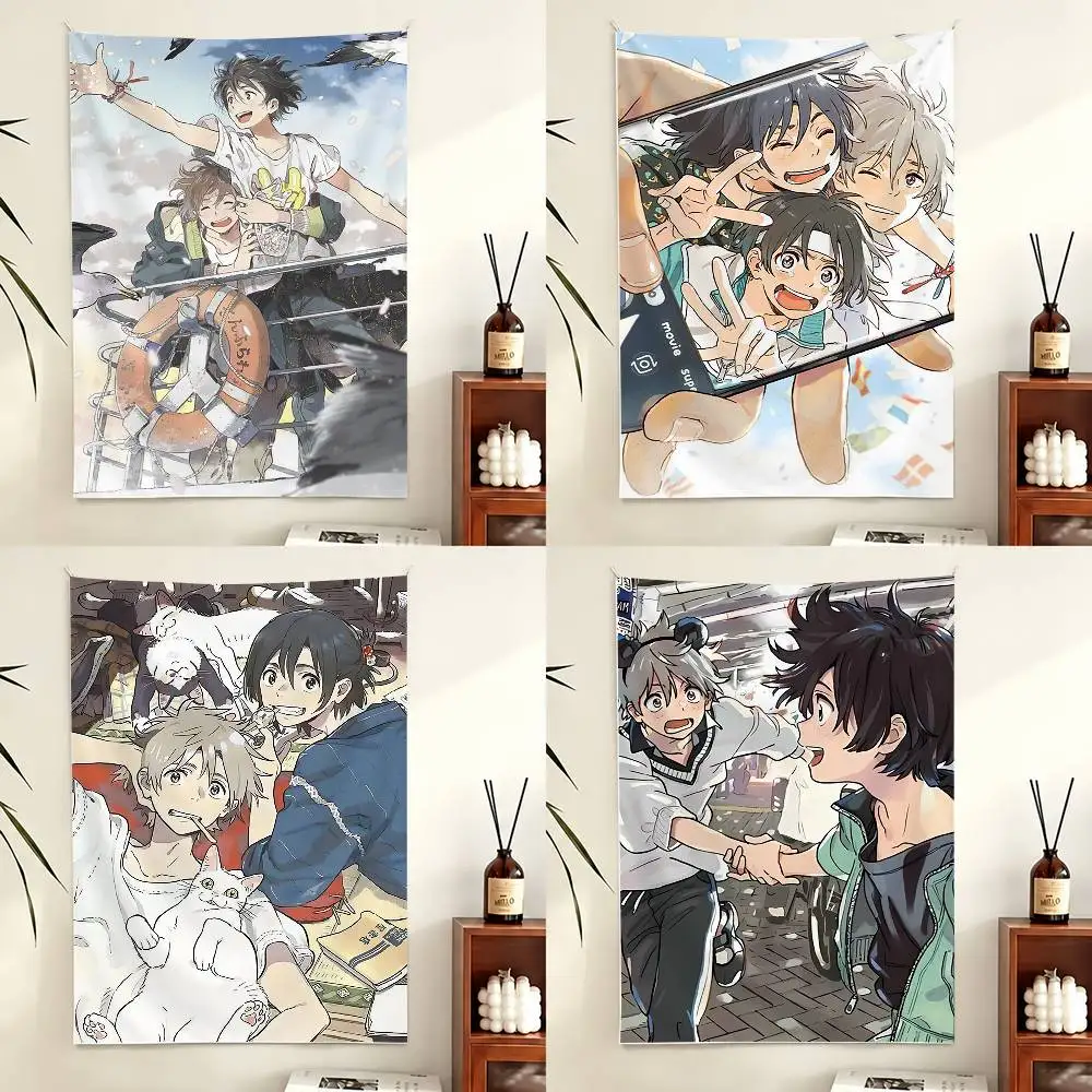 

Anime T-The S-Stranger by the S-Shore Flag Digital Printing Banner for Garage Wall Out Door Decoration