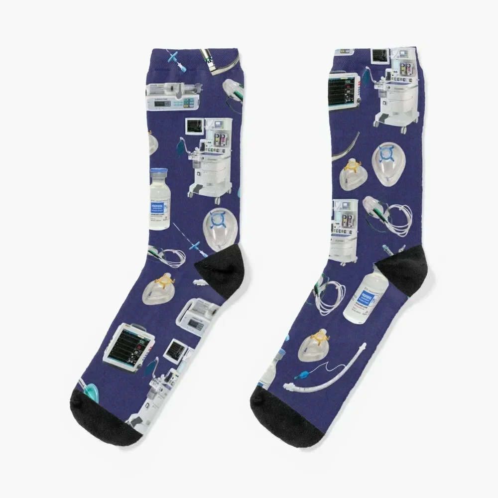 

Tools of the Trade SPACE BLUE Anesthesia / Anaesthesia Socks custom sports Running new in's Socks For Man Women's