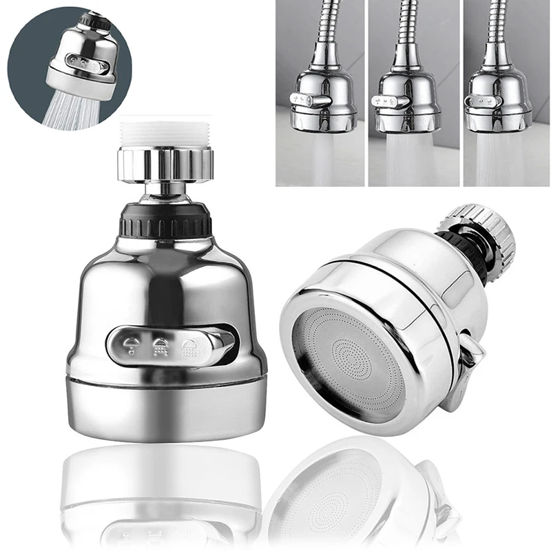 

360 Degree Swivel Kitchen Faucet Aerator Adjustable Mode Sprayer Filter Diffuser Water Saving Nozzle Bath Faucet Connector