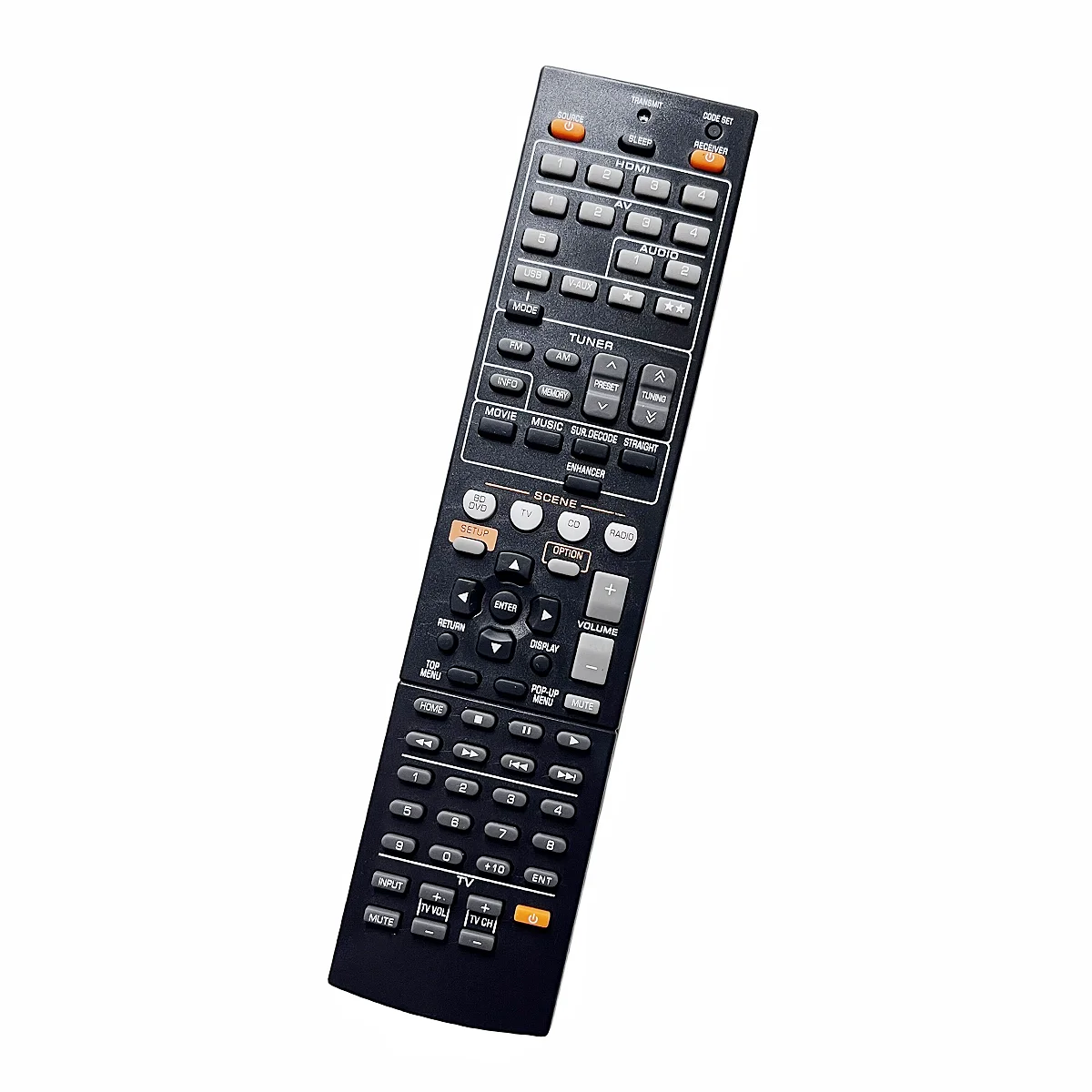 New Remote Control For YAMAHA RXV565, RXV565BL, RXV567, RXV567BL, RXV571, RXV575, RXV667, RXV671, RXV671BL, YHPS101 Audio Video