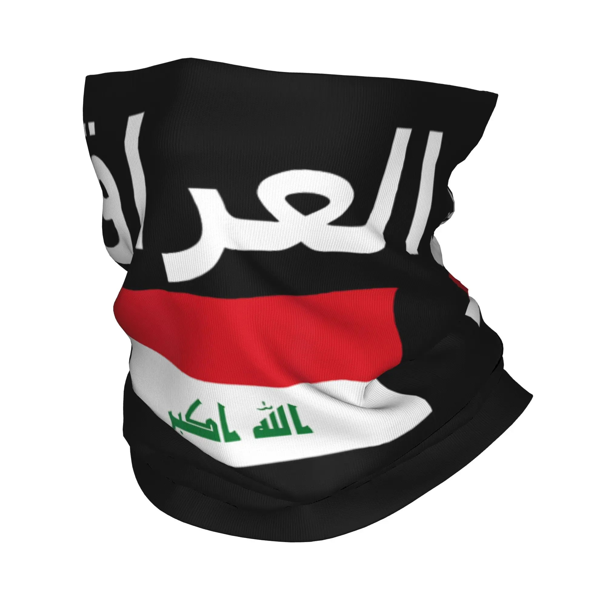 

Iraq Flag Mask Scarf Merch Neck Cover Bandana Scarf Summer Outdoor Sports Face Mask Unisex All Season
