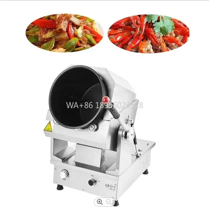 

vRobot Commercial Cooking MachineFast Food Restaurant Gas Automatic Fried Rice Wok Intelligent Stir Fry Cooking