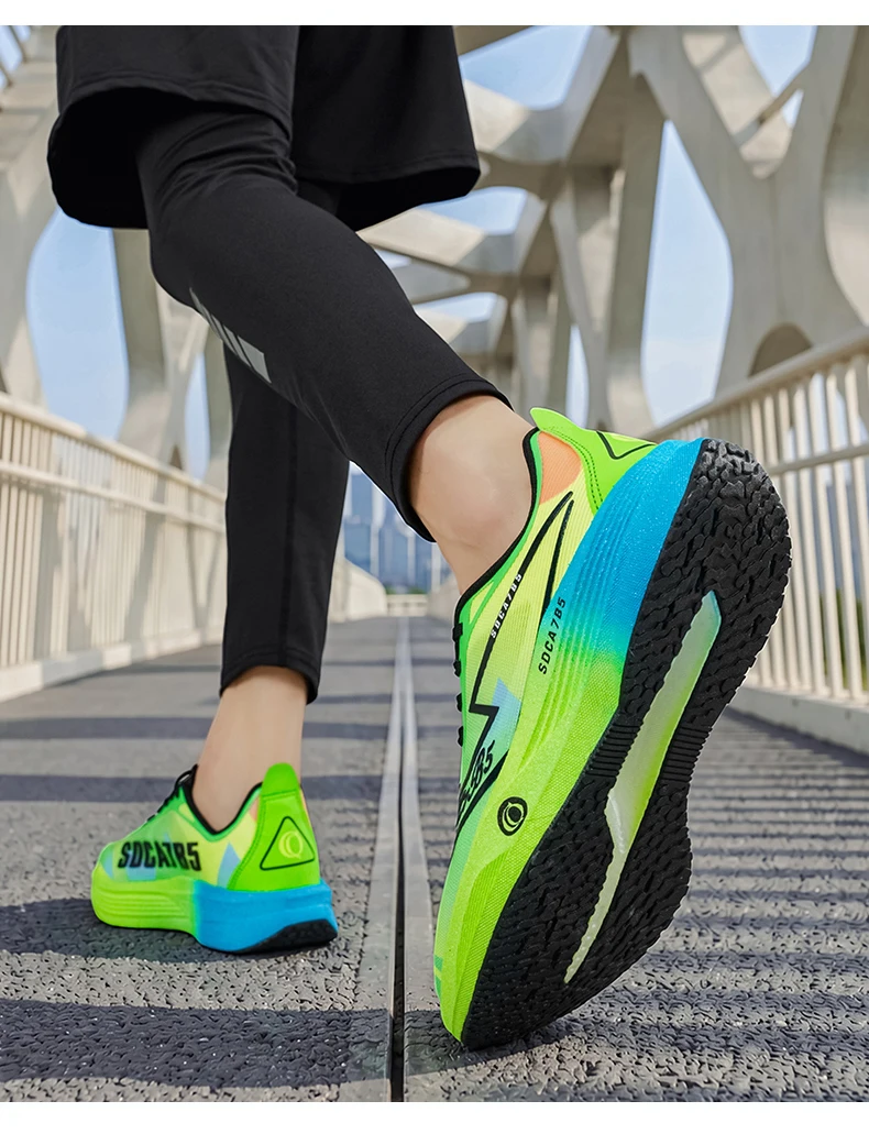 Herren Marathon-Laufschuhe Sport Carbon-Platte Atmungsaktiv Leicht Bequem Damen Athletische Freizeitschuhe Outdoor Air – Detail 31