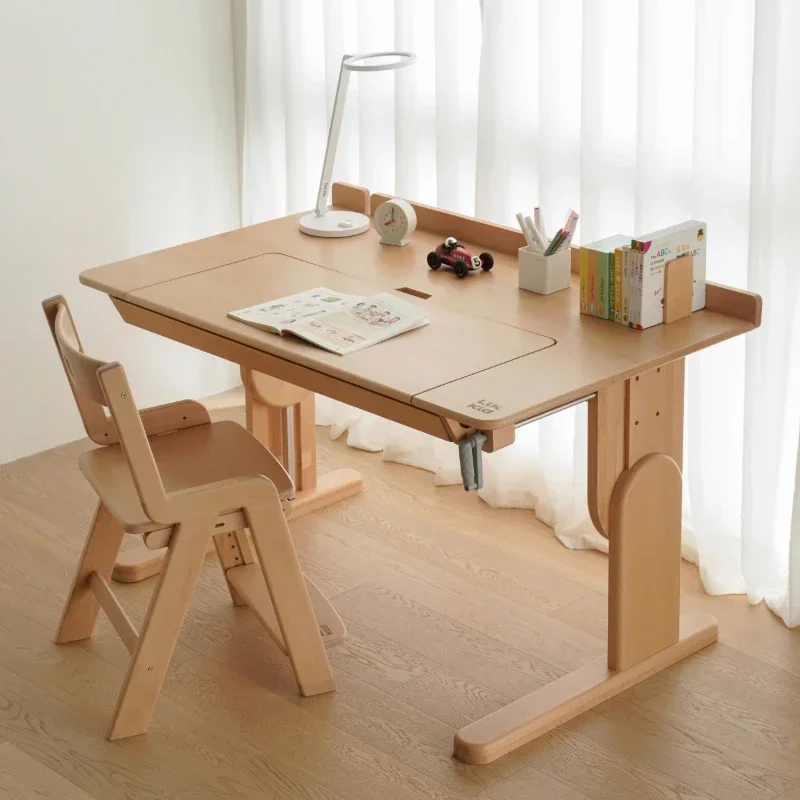 Adjustable Standing Study Desk Organizer Wood Household Student Desk Reading Home Mesa Escritorio Children's Furniture