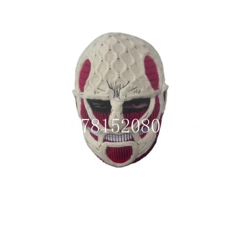 Attack On Titan Mask popular Ski mask  Riding face  mens caps handmade fall winter warm beanies  face mask  hats for men