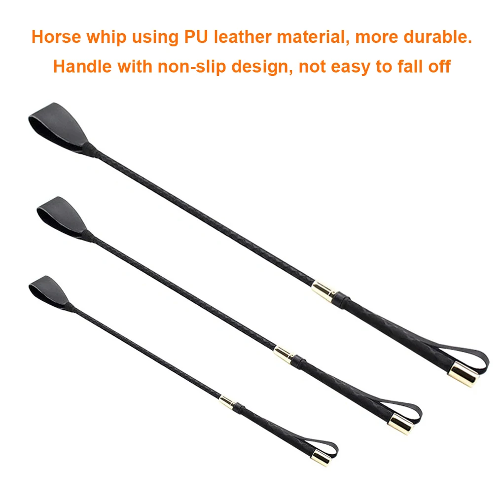 Animal Riding Equestrian Whip Training Tool Lash Non-slip Portable Practicing for Outdoor Racing Professional Accessory