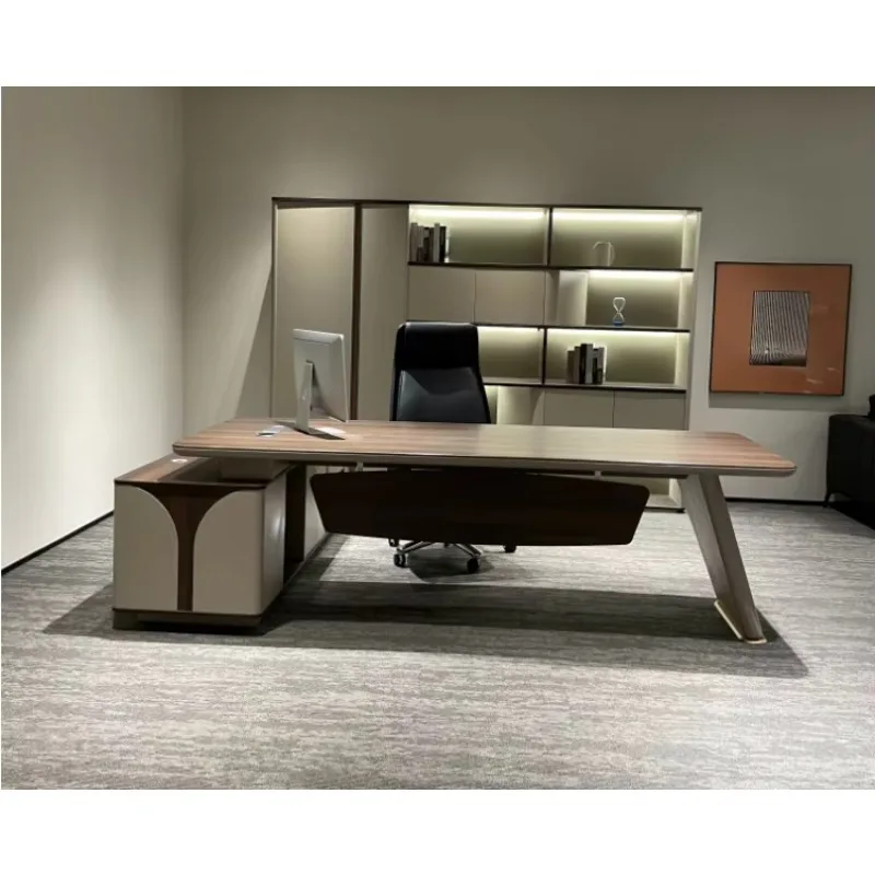 Wholesale factory direct-sale modern fashion president boss manager office desk office furniture