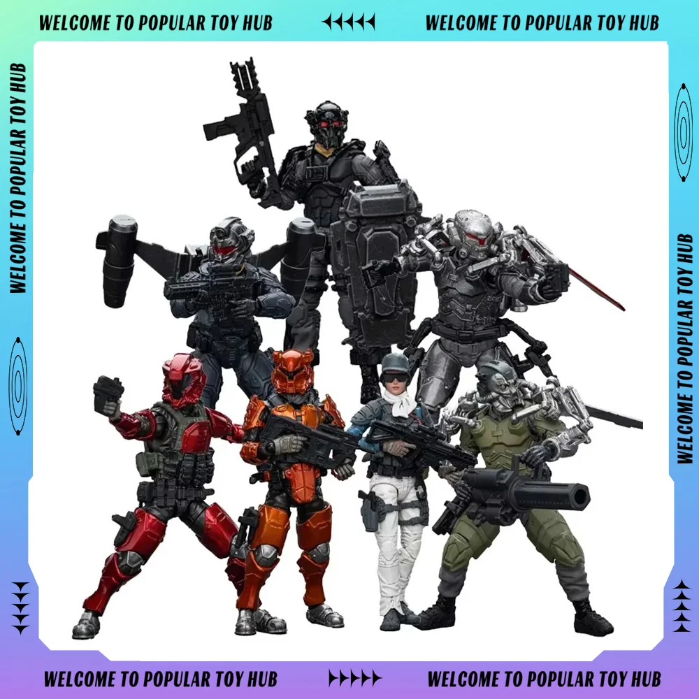 IN STOCK JOYTOY 1/18 Action Figure Military Armed Force Series Anime Figurins Toys Collectible Model Room Decor Custom Ornament