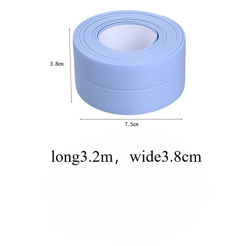 Sealing Caulk Strip Tape PVC Self Adhesive Waterproof Shower Sink Bath Edge Wall Sticker For Kitchen Bathroom Bathtub Floor