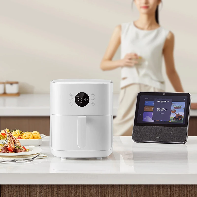 XIAOMI-MIJIA Fritadeira Elétrica Inteligente para Fritar, Fritas Sem Óleo, Forno De Convecção Automático, 4.5L, Alta Capacidade, 2019