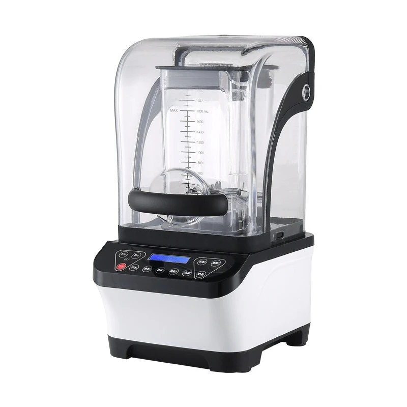 

M8 commercial smoothie machine milk tea shop fully automatic with sound insulation cover milkshake ice crusher tea extraction