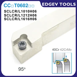 SCLCR1212H06 SCLCL1212H06 SCLCR1616H06 SCLCL1616H06  SCLCR SCLCL CCMT060204 CCGT060204 Insert External Turning Tool Holder