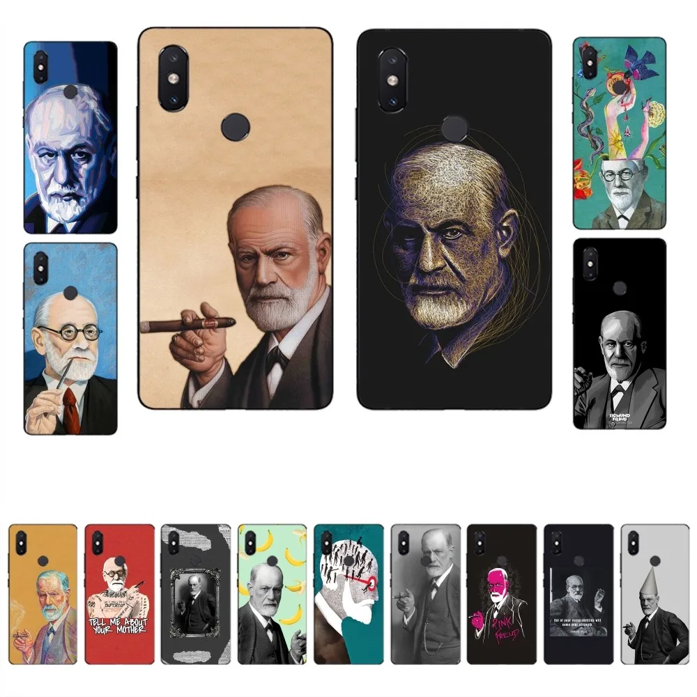 Sigmund psychoanalysis Freud Phone Case For Xiaomi Mi 5X 8 9 10 11 12 lite pro 10T PocoX3pro PocoM3 Note 10 pro lite