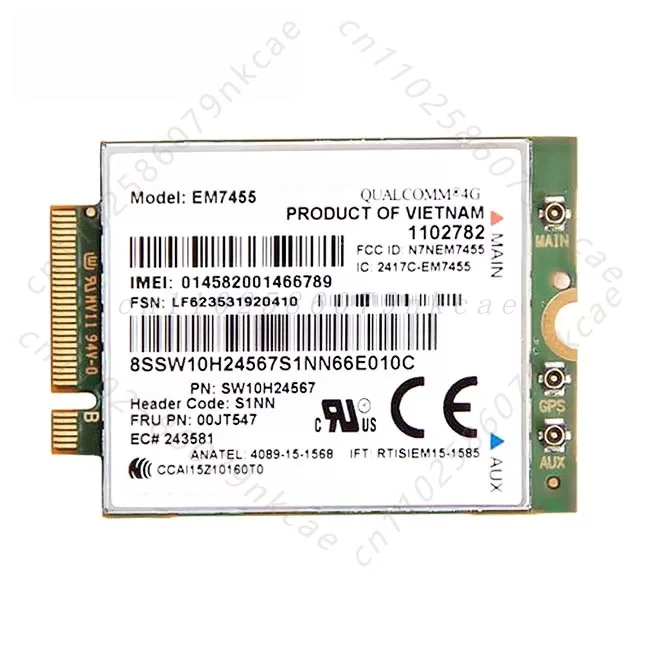 For Lenovo 2017 X1 T460 T470 P50 P70 X270 X260 full network 4G built-in module EM7455