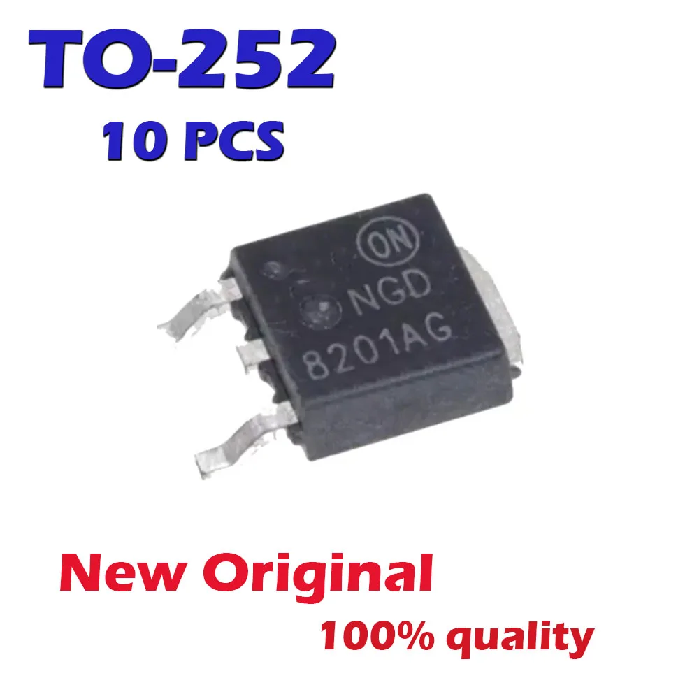

Automotive Ignition Coil Drive Transistor 10pcs NGD8201AG 8201AG TO-252 Chip For BMW For Hyundai