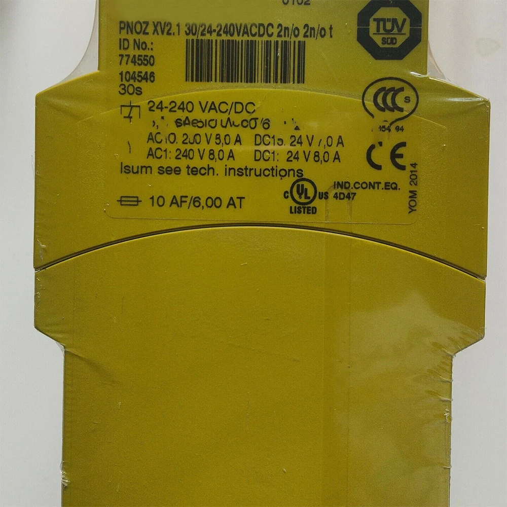 New for Pilz PNOZ XV2.1 774550 24-240V Safety Relay Module