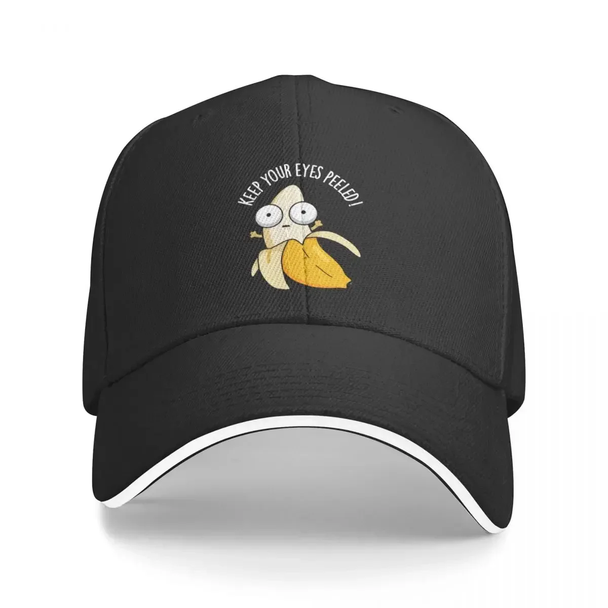 Keep Your Eyes Peeled Funny Banana Puns (Dark BG) Baseball Cap fishing hat Hat Luxury Brand birthday Sun Hats For Women Men's