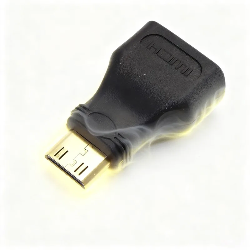 1/2/5pcs Mini HDMI-compatible  Converter Male To Standard Extension Cable Adapter Female to Male Convertor Gold-Plated 1080P B4