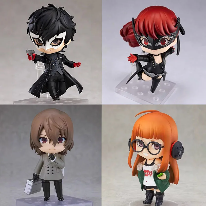 Versión Q 2706 Akechi Goro 989 Amamiya Ren 963 Sakura Futaba 2263 Kasumi ‌ Figuras PERSONA, juego de muñecas articuladas, set de juguetes, regalo.