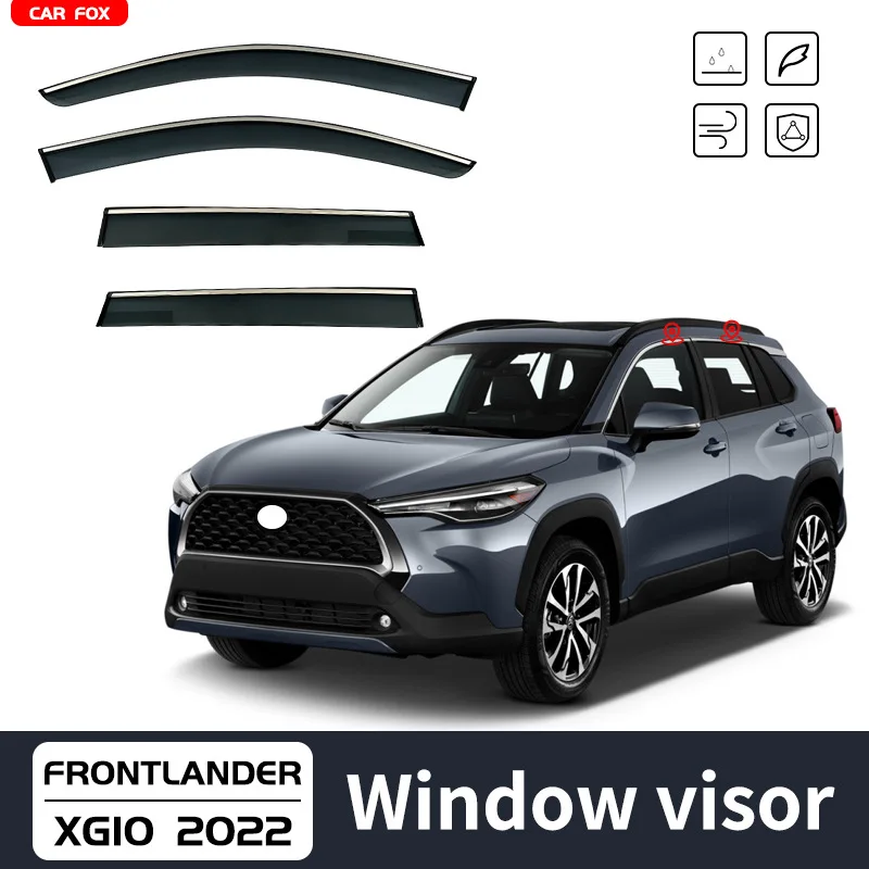 

For Toyota FRONTLANDER 2022+ Car Window Visor Awning Shelters Windshield Side Window Rain Sun Shade Auto Accessories