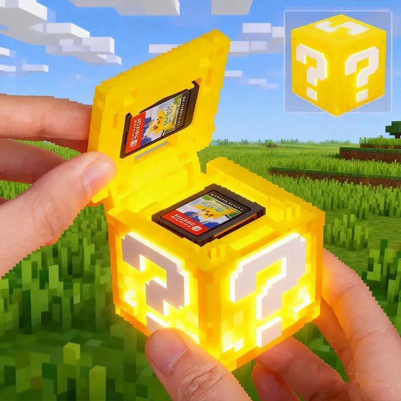 

12 in 1 Super Mario Game Card Box for Switch NS OLED Storage Box Protection Shell Creative Game Cartridge Case Accessories New