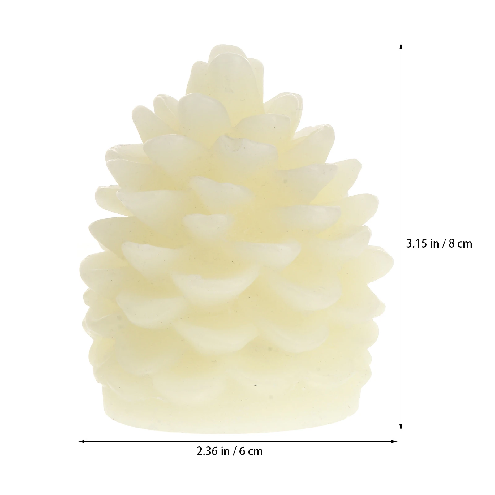 

3pcs Led Pine Cone Candles Flameless Light Warm Yellow Night Lamp For Party Wedding Holiday Decor Pinecone Lights