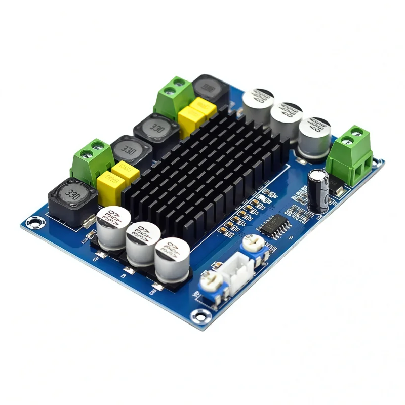 Dual-channel stereo high-power digital audio power amplifier board TPA3116D2 with dual channels of 2*120W XH-M543