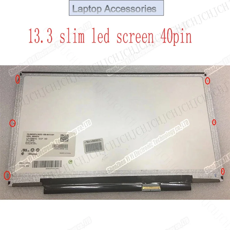 

F 13.3" Slim LED matrix for HP Probook 430 G1/430 G2 4341S 5310M 5330M 4340S laptop lcd screen panel Display Replacement New