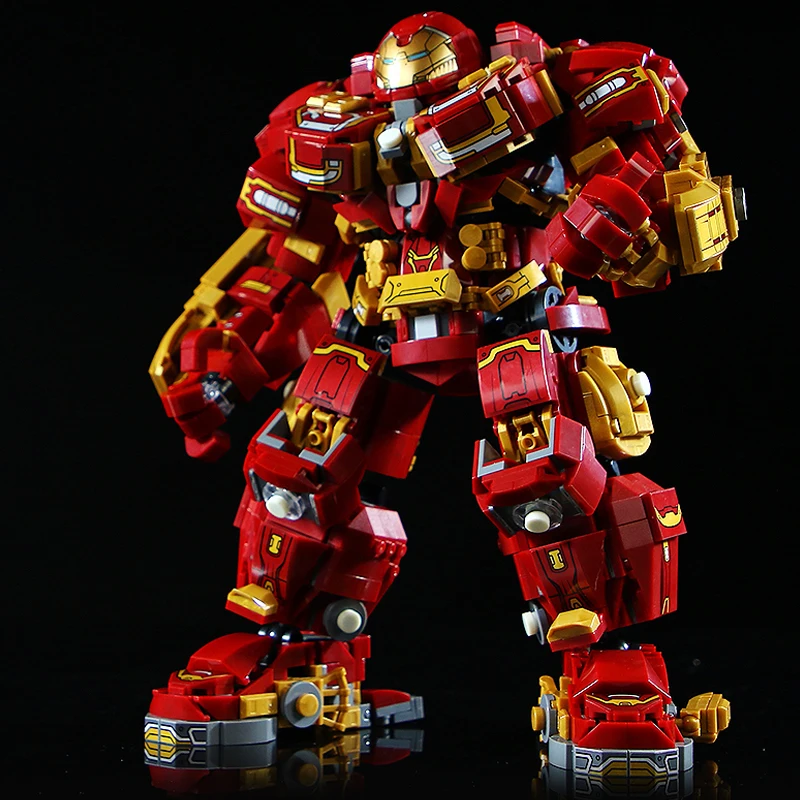 2000+pcs Marvel Superheroes Building Blocks Set MOC Bricks Action Figures Hulkbuster Iron Man Toys for Boys Kids Children Gifts