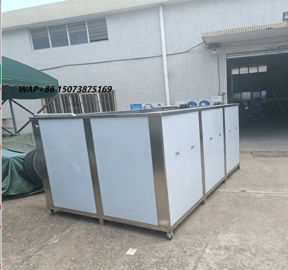 Electric Industrial Ultrasonic Cleaning Machine for Large Truck Spare Parts 380V 1500W Removes Engine Carbon Deposits
