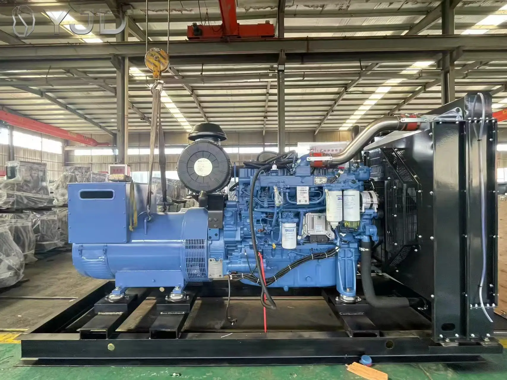 Yuch-ai YC6MJ600-D30 401KW 500KVA 50/60Hz Auto Start ATS 1500/1800 RPM Open Frame Water Cooled 110V-440V