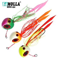 Inchiku Jig Fishing Lure Weights60-80g Metal Sinking Bait Peche Fish Jigging Luminous Isca Artificial Pesca Sea Saltwater Lures