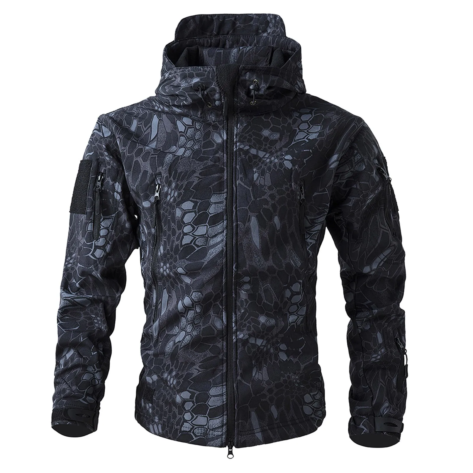 

Men's Autumn WInter Camouflage Jackets 2024 Three-In-One Windproof Outdoor Climbing Camping Jacket Plus Size Outwears Tactical