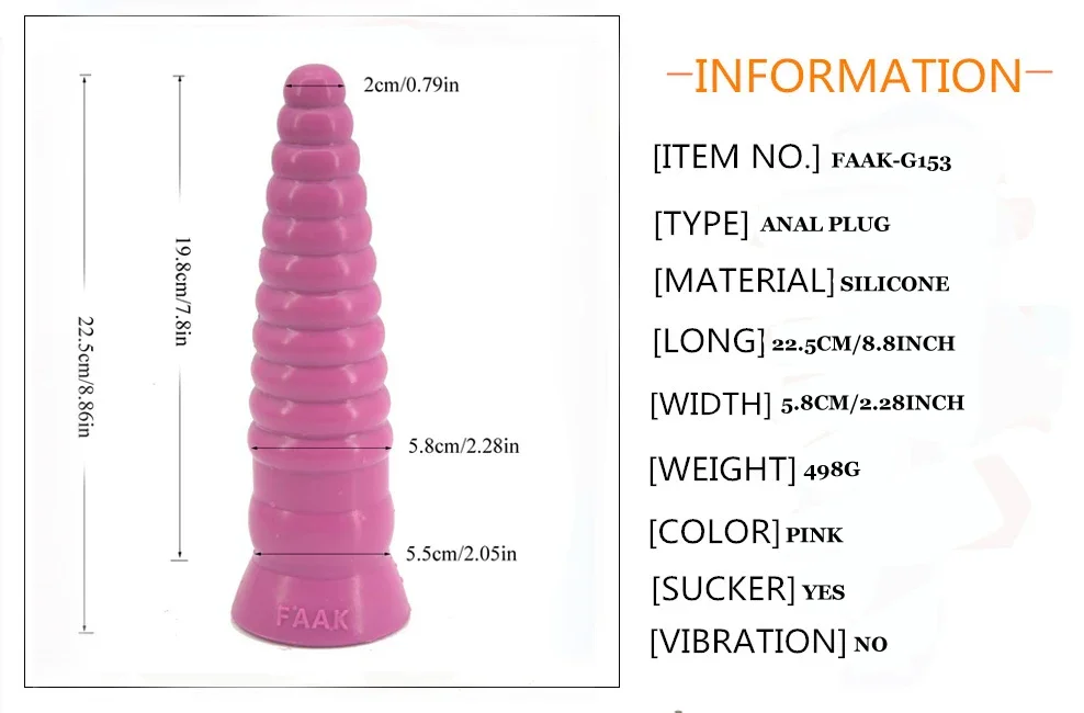 FAAK Limited Edition Colorful  Fantasy Sex Toys Large Anal Plug With Sucker Diy Color Dildos Only 1 Pcs For Each Style