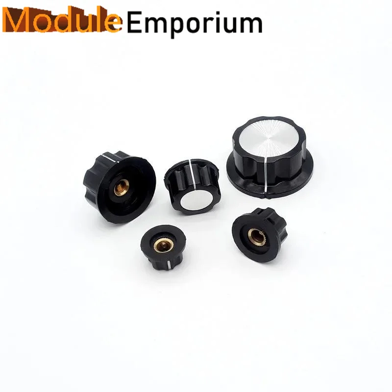 apply 3590s 118 110 112 rv2 MF-A01 A03 A04 A05 Potentiometer knob cap,bakelite knob cap with 6mm inner hole,plastic knob cap