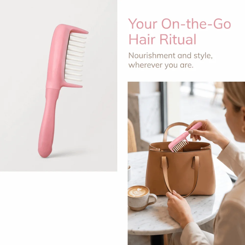 Multi-Function Mini Portable Head Applicator Anti-Frizz Scalp Nourish Hair Firming Applicator Hair Care Anti-Static