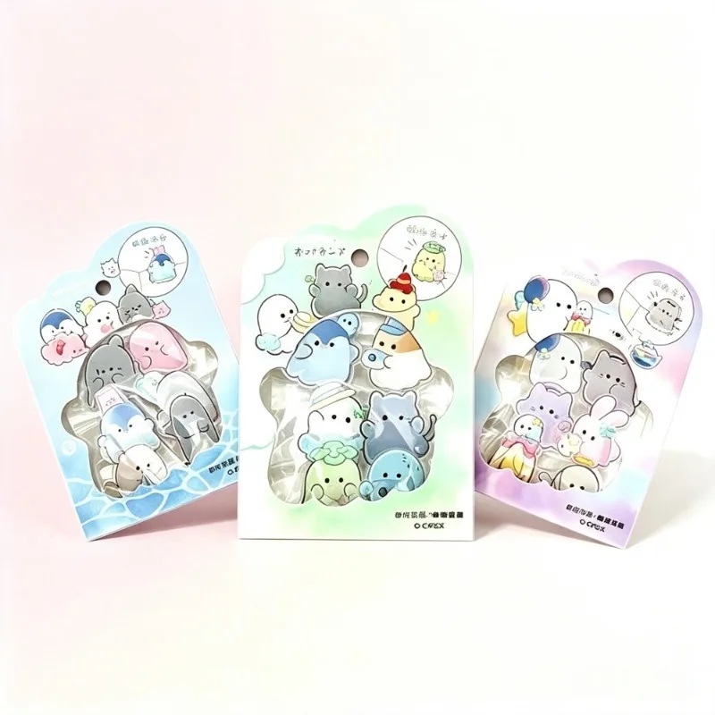 Cute Binder Clip Creative Multi-functional PP Clips Folder Bookmark Paper Ticket Clips Effortless Storage School Office Supplies view 5