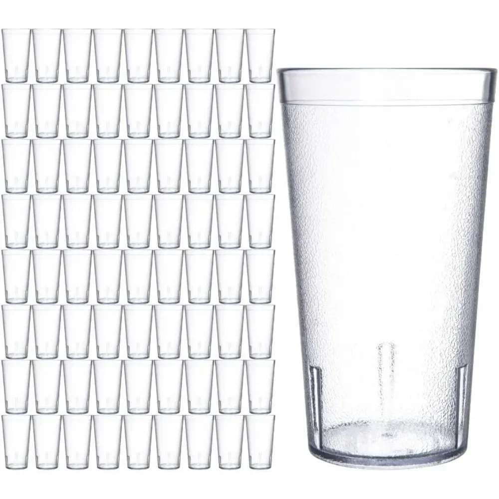 20 Ounces Luxury Glass Cups for Water Catering Kitchens Clear Glass Cup Set (Pack of 72) Drinking Glasses Set Drinkware Beer Mug