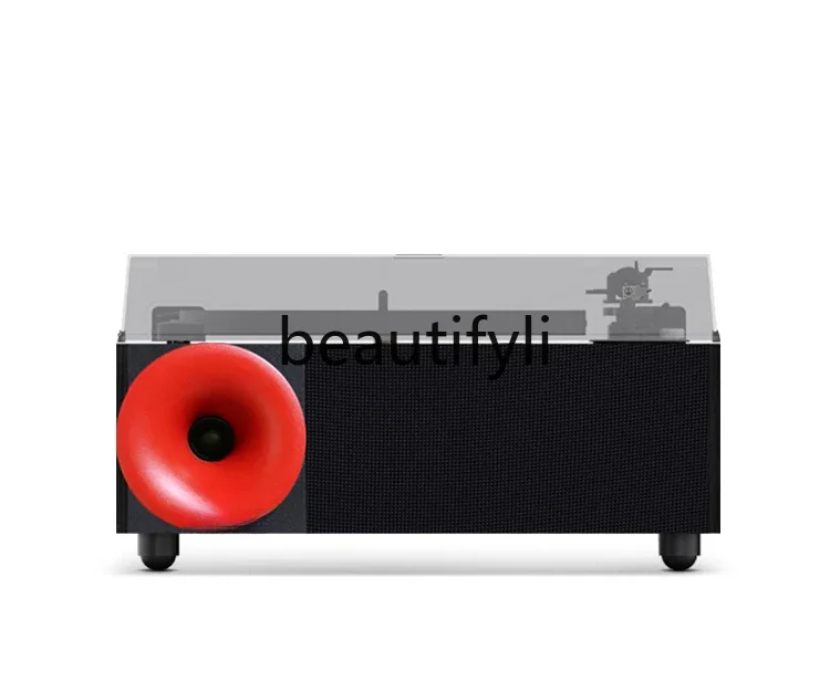 i5s professional desktop vinyl record player donut bluetooth speaker phonograph