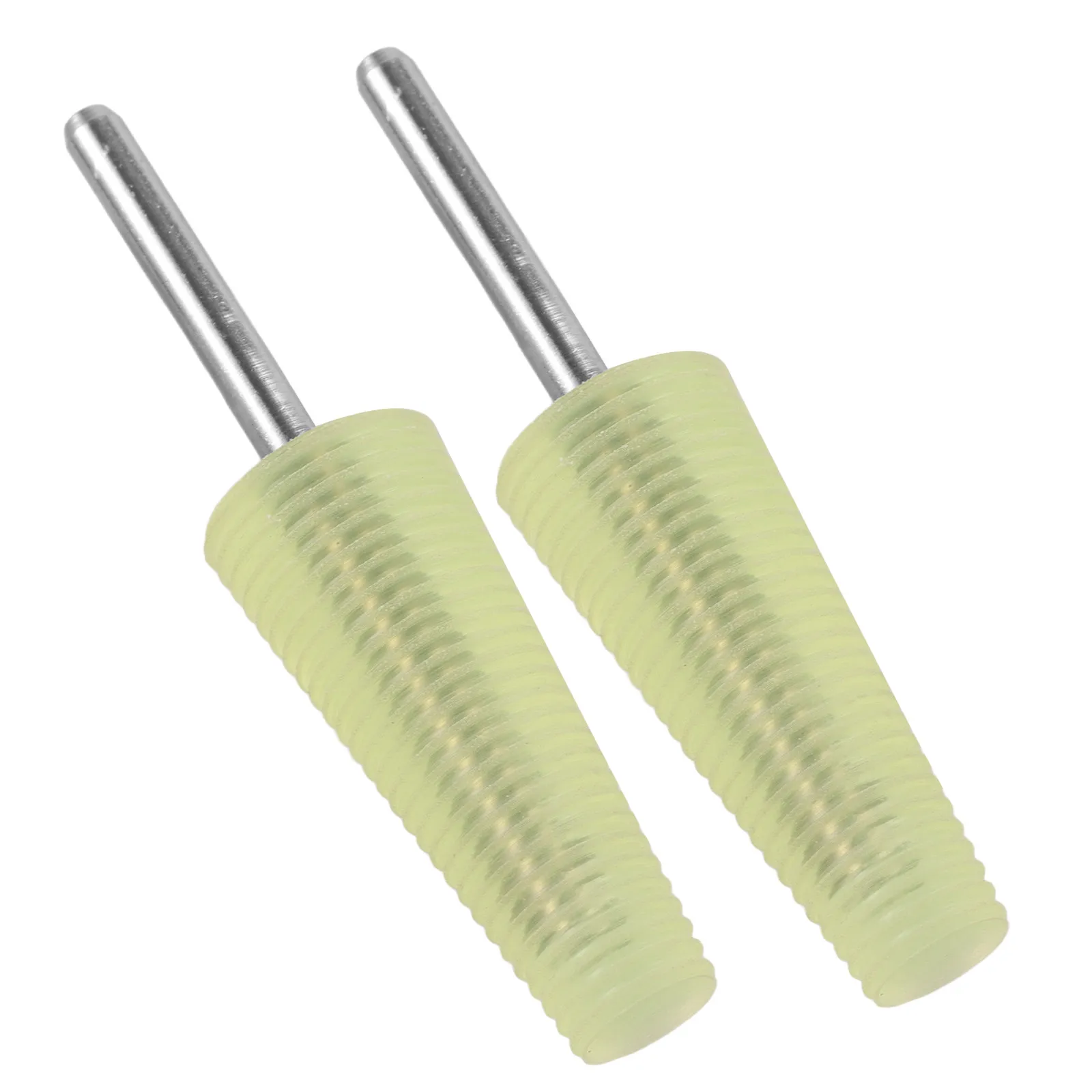 2Pcs Ring Polishing Mandrel Silicone Grip Holder Tapered Design for Jewelry Buffing Sanding Finishing Rotary Tool Flex Shaft