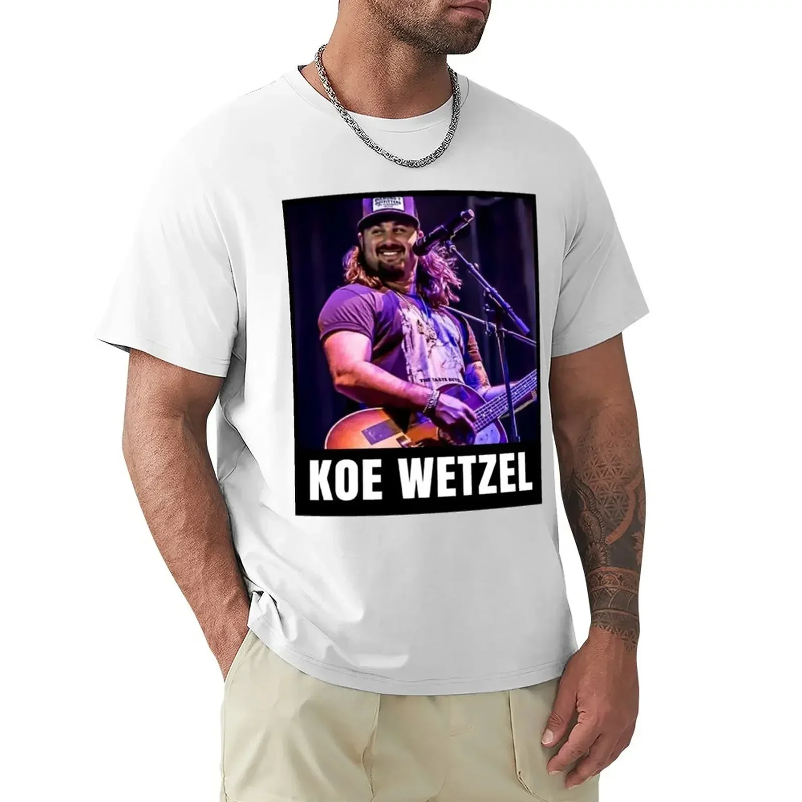 koe wetzel T-Shirt summer tops shirts graphic tees customs men clothings heavyweight Round Collar Outfits funny style tops 2024